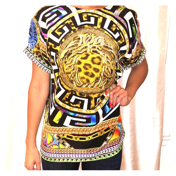 versace ladies tops